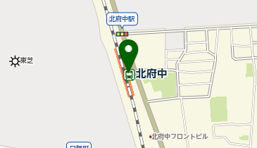 【傘シェアリング】 武蔵野線 北府中駅 (改札内)の地図画像