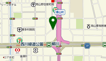 【傘シェアリング】 野田屋町カフェの地図画像