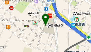 【傘シェアリング】 としまエコミューゼタウン / 豊島区役所の地図画像