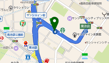 【傘シェアリング】 帝京平成大学 池袋キャンパス 1号館の地図画像