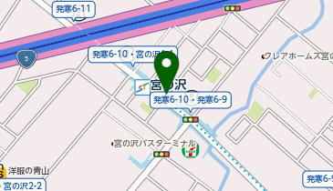 【傘シェアリング】 地下鉄:宮の沢(3番出口)の地図画像