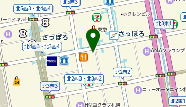 【傘シェアリング】 NC北専北三条ビルの地図画像