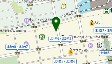 【傘シェアリング】 第2 北海道通信ビルの地図画像