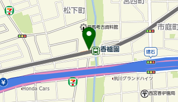 【傘シェアリング】 阪神本線 香櫨園駅 (改札外)の地図画像