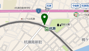 【傘シェアリング】 阪神本線 杭瀬駅 (改札外)の地図画像