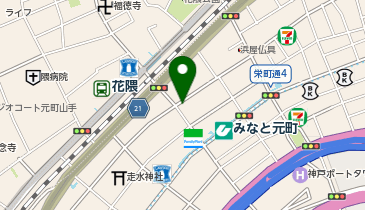 【傘シェアリング】 神戸まちづくり会館の地図画像