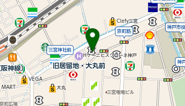 【傘シェアリング】 みなと銀行 本店の地図画像