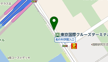 【傘シェアリング】 ゆりかもめ 東京国際クルーズターミナル駅の地図画像