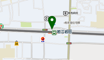 【傘シェアリング】 近鉄奈良線 若江岩田駅の地図画像