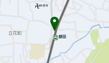 【傘シェアリング】 額田駅 下り改札の地図画像