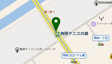 【傘シェアリング】 ゆりかもめ 有明テニスの森駅の地図画像