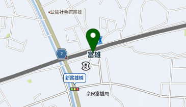 【傘シェアリング】 富雄駅 東改札の地図画像