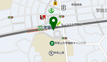 【傘シェアリング】 学園前駅 南改札の地図画像