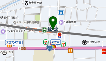 【傘シェアリング】 新大宮駅 下り改札の地図画像