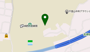 【傘シェアリング】 関西大学 4学舎1・2号館渡り廊下の地図画像