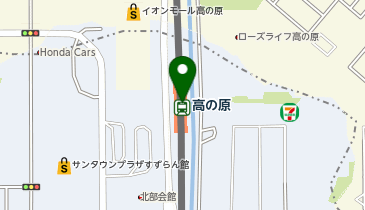 【傘シェアリング】 近鉄京都線 高の原駅の地図画像