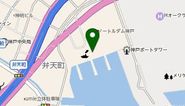 【傘シェアリング】 かもめりあ (中突堤中央ターミナル)の地図画像