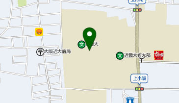 【傘シェアリング】 近畿大学 アカデミックシアターの地図画像