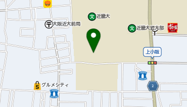 【傘シェアリング】 近畿大学 南門の地図画像