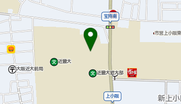 【傘シェアリング】 近畿大学 学生課の地図画像