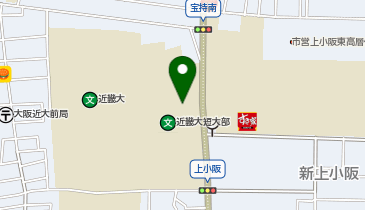 【傘シェアリング】 近畿大学 学生部 (11月ホール)の地図画像