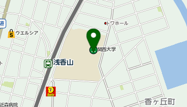 【傘シェアリング】 関西大学 堺キャンパス A棟の地図画像