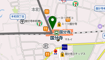 【傘シェアリング】 西武国分寺線 国分寺駅 (改札内)の地図画像