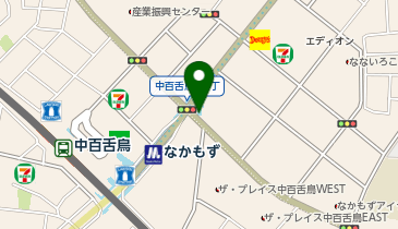 【傘シェアリング】 Osaka Metro 御堂筋線 なかもず駅 1号出入口付近の地図画像