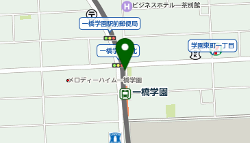 【傘シェアリング】 西武多摩湖線 一橋学園駅 北口 (改札内)の地図画像