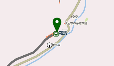 【傘シェアリング】 鞍馬線  鞍馬駅の地図画像