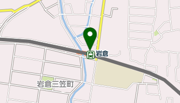 【傘シェアリング】 鞍馬線 岩倉駅 出町柳方面ホーム (改札内)の地図画像