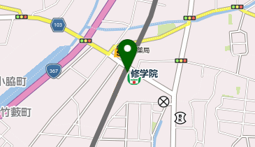 【傘シェアリング】 叡山本線 修学院駅 出町柳方面ホーム (改札内)の地図画像