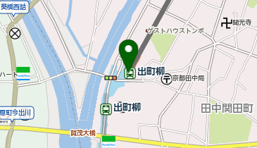 【傘シェアリング】 叡山本線 出町柳駅 (改札内)の地図画像