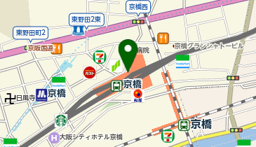 【傘シェアリング】 京阪モール本館 成城石井出口の地図画像