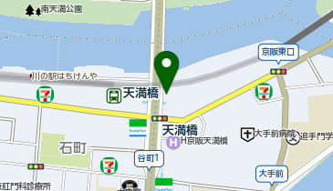 【傘シェアリング】 OMM B2F 天満橋駅 連絡通路の地図画像