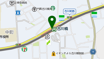 【傘シェアリング】 古川橋駅 改札口前の地図画像