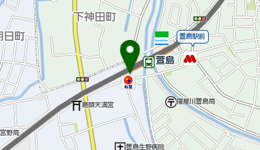 【傘シェアリング】 萱島駅 西改札口前の地図画像