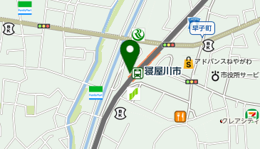 【傘シェアリング】 寝屋川市駅 南改札口前の地図画像