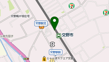【傘シェアリング】 京阪交野ビル 2階 休憩スペース前の地図画像