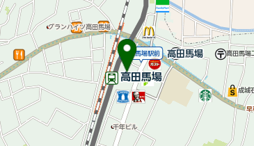 【傘シェアリング】 BIGBOX高田馬場 1階の地図画像