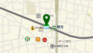 【傘シェアリング】 西武新宿線 野方駅 (改札内)の地図画像