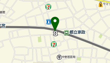 【傘シェアリング】 西武新宿線 都立家政駅 南口の地図画像