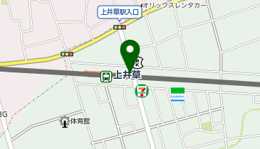 【傘シェアリング】 西武新宿線 上井草駅 北口の地図画像