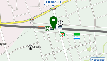 【傘シェアリング】 西武新宿線 上井草駅 南口の地図画像