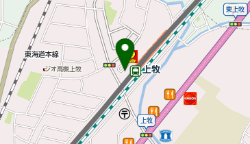 【傘シェアリング】 阪急京都本線 上牧駅の地図画像