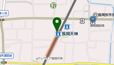 【傘シェアリング】 阪急京都本線 長岡天神駅 西出口方面の地図画像