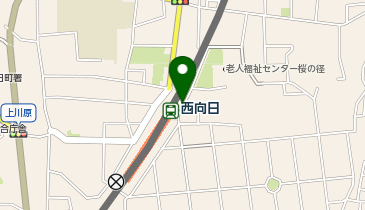 【傘シェアリング】 阪急京都本線 西向日駅 東改札口の地図画像