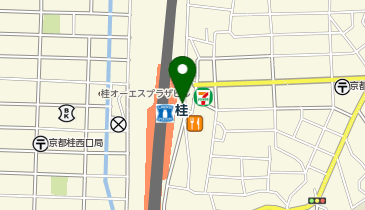 【傘シェアリング】 阪急京都本線 桂駅 東出口の地図画像