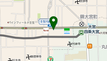 【傘シェアリング】 阪急京都本線 大宮駅 西改札口の地図画像