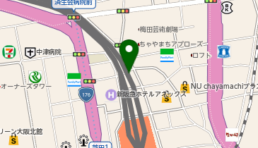 【傘シェアリング】 かっぱ横丁の地図画像